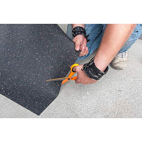 Antirutschmatte Ladungssicherung 120x80x0,3cm Palettengröße Rutschhemmende Gummigranulatmatte | Ideale Sicherung von Ware im LKW, Anhänger & Kofferraum | Universal Bautenschutzmatte 3mm