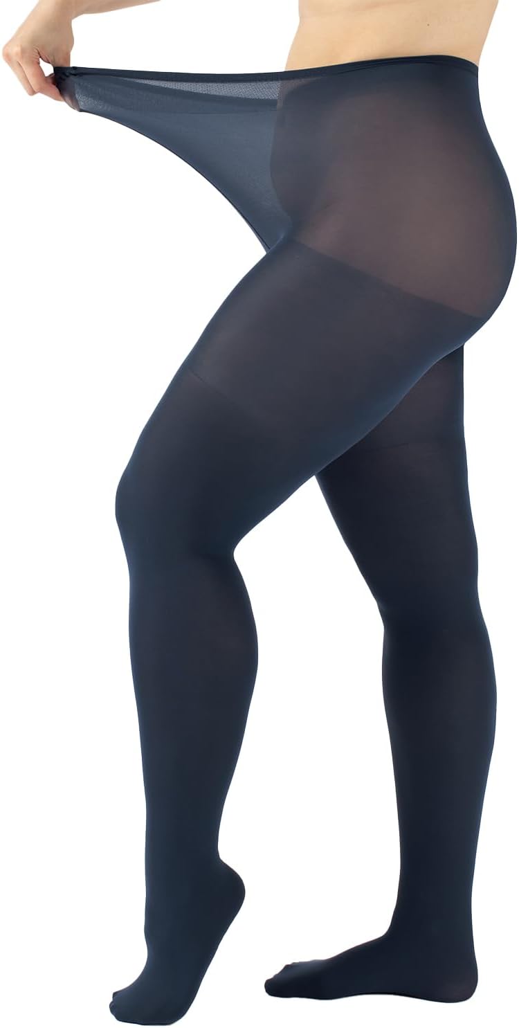 CALZITALY Leopard Strumpfhose 50 DEN - Mikro Netz Mit Baumwollzwickel