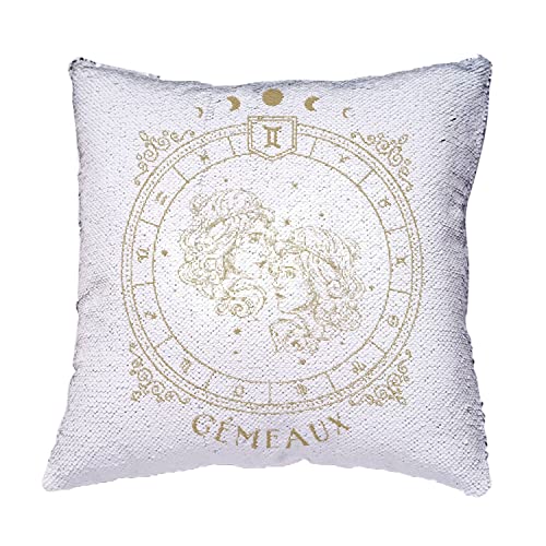 Coussin sequin Gémeaux pour raviver une décoration intérieure terne - 4