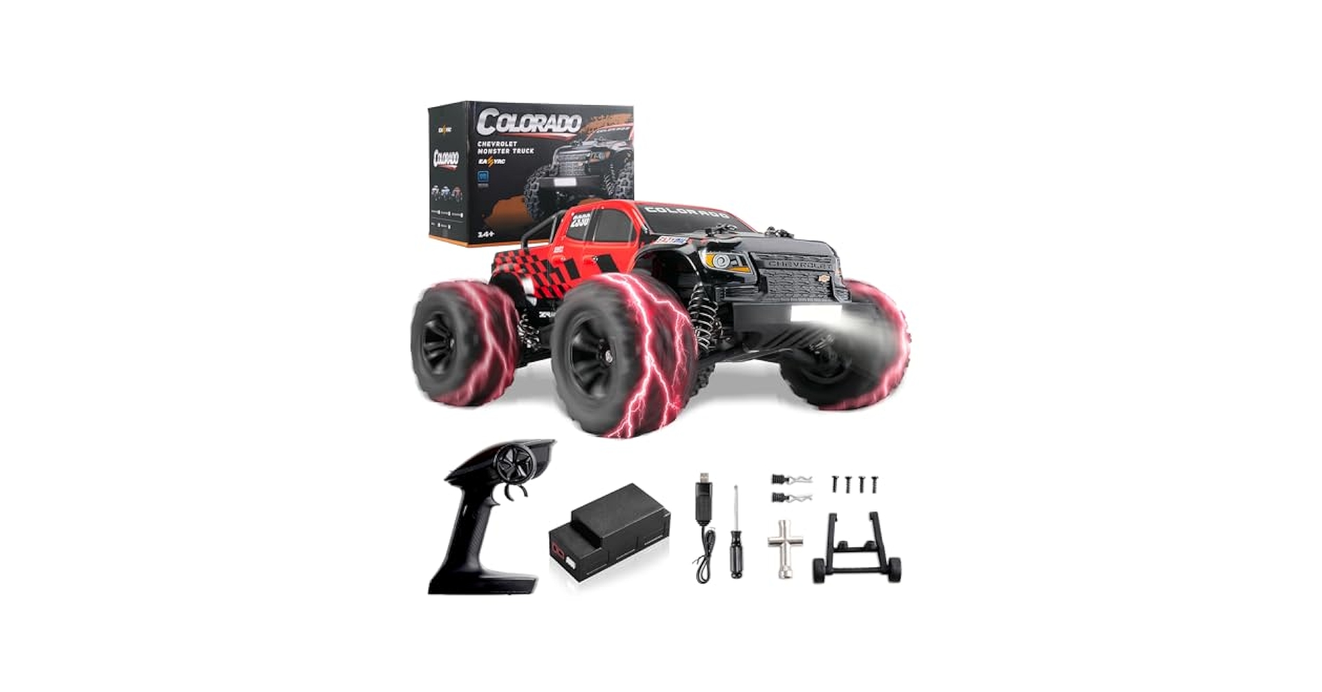 Amazon.com: Eazyrc 1/18 Colorado RC Monster Truck 4x4
