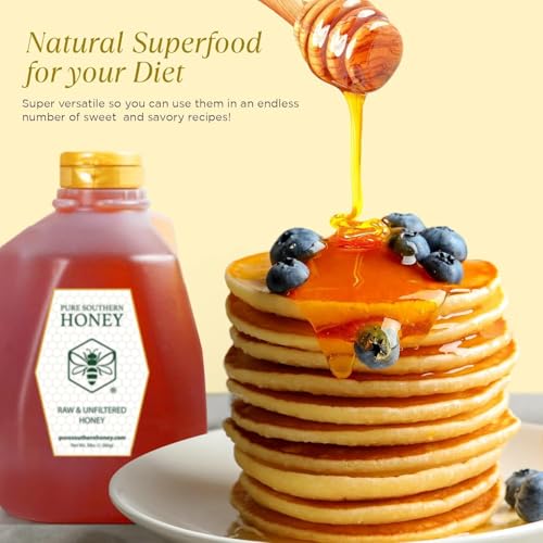100% Raw & Unfiltered Wildflower Honey - American Made by Pure Southern Honey - Image 4