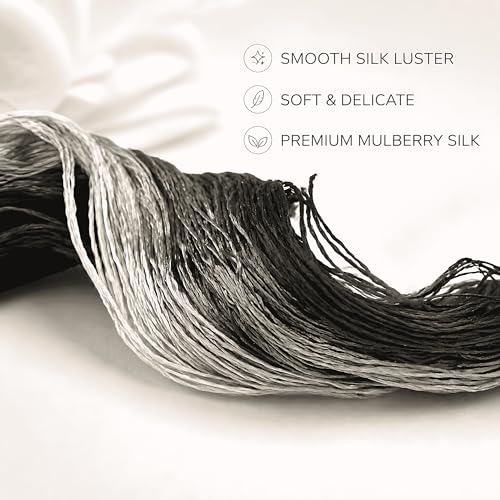 Image of MIINGGUXIUYI Mulberry Silk Floss Embroidery Thread Floss-Cross Stitch Threads China Silk Woven Jewelry Threads DIY Sewing Kits (84)
