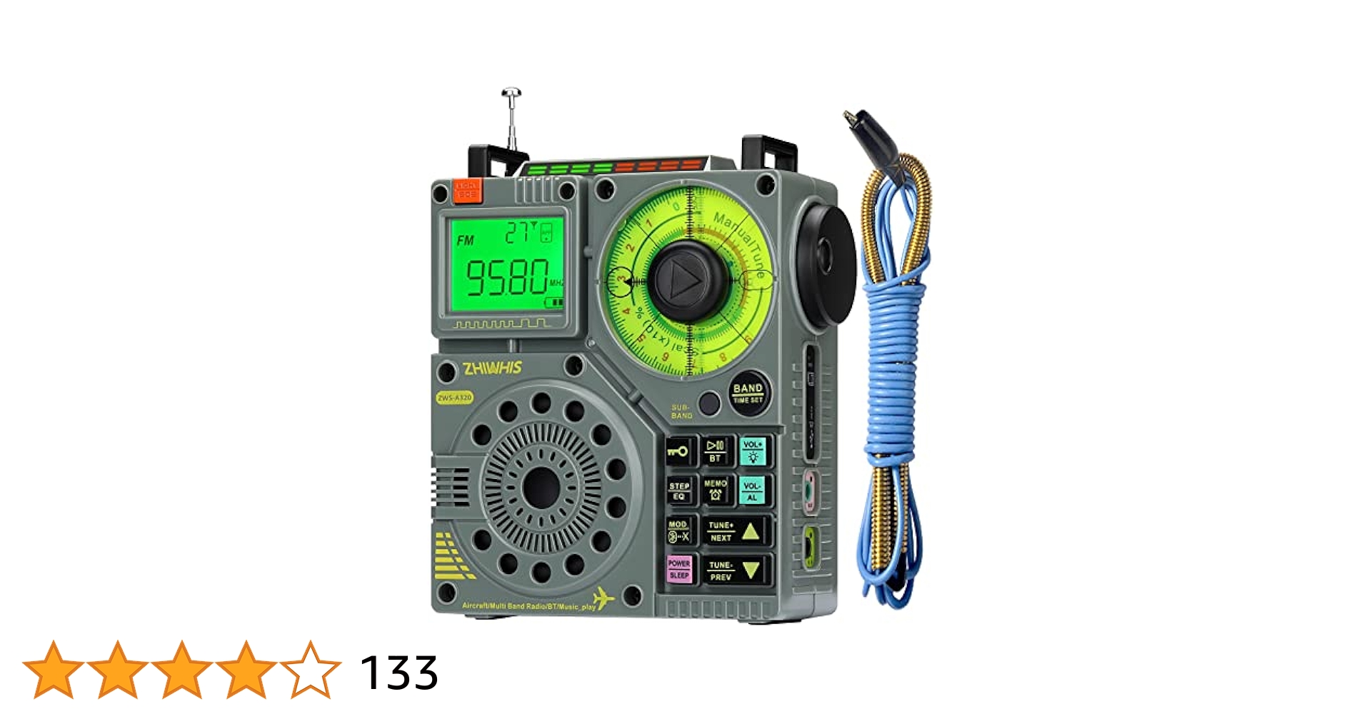 ★新品同様★ZHIWHIS ZWS-A320 多機能ラジオ ZHIWHIS ZWS-A320 ポータブルラジオの口コミ・評判、レビュー