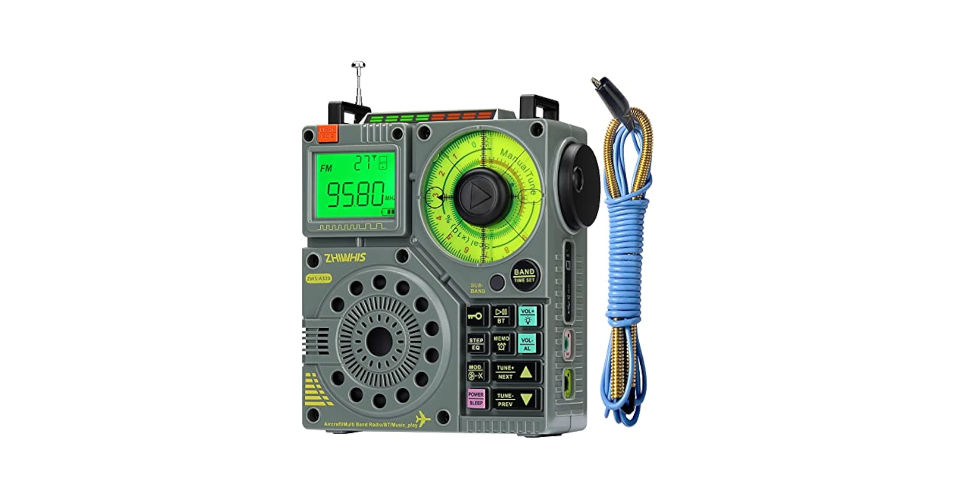 短波ラジオ ZWS-A320 Amazon.com: ZHIWHIS Shortwave Radio with Bluetooth and APP