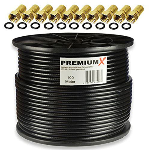 Poppstar 4x High End Kabelschuhe, Gabelstecker Vergoldet Bis 4mm² Kabel