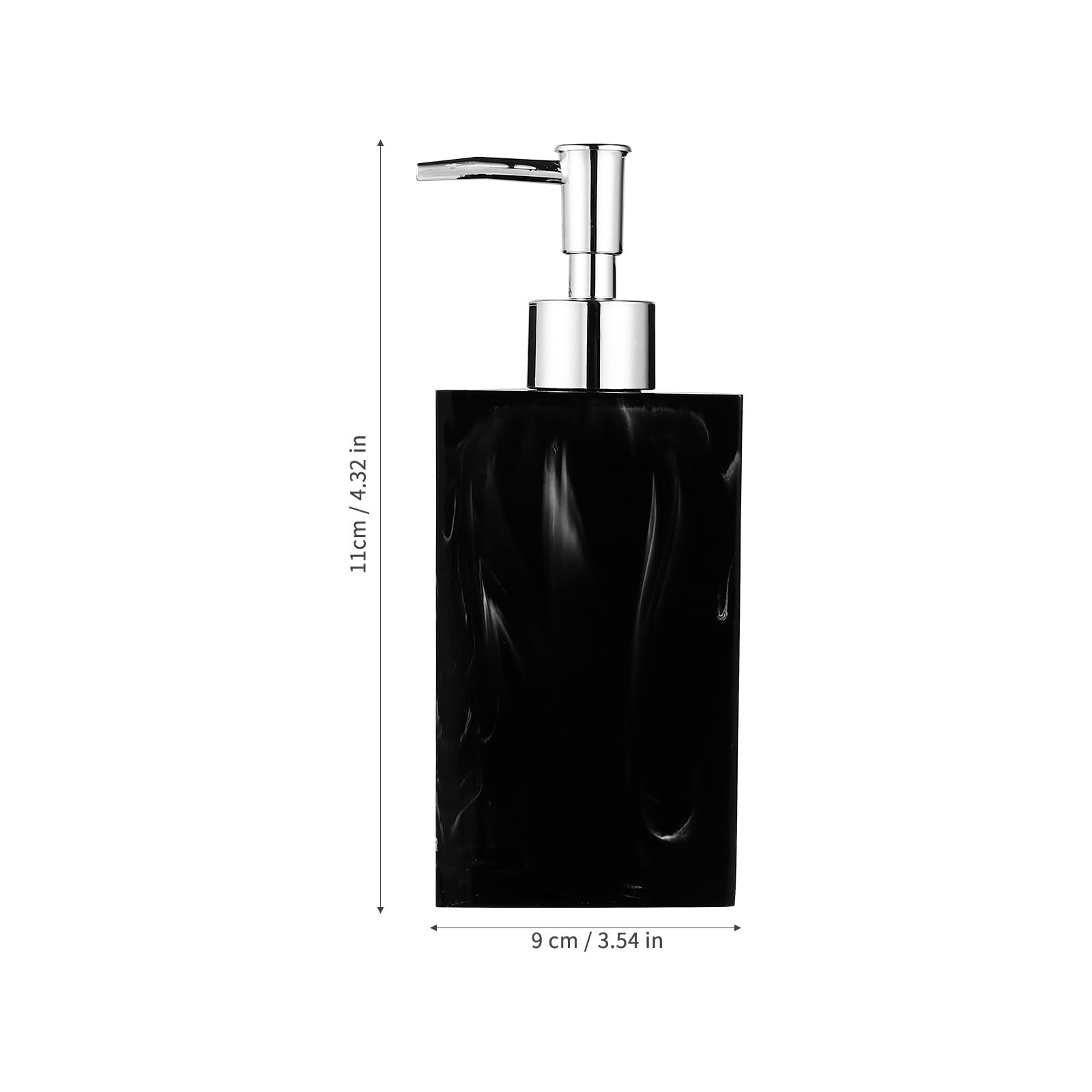 PRETYZOOM Conjunto de Accesorios para Baño Estilo Mármol Dispensador de Jabón, Soporte para Cepillos de Dientes y Botella de Mano, Material Resina Fácil de Limpiar y Diseño Cómodo