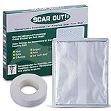 ScarOut! Silicone Scar Sheet for Scar Removal (3-6 Month Supply) - C Section Recovery Scar Treatment, Keloid Scar Removal and more! - Large 6x5 inch Silicone Sheet