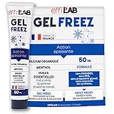 EffiLAB | Gel freez | 50 ML | Gel frio sport de silicio orgánico, mentol y aceites esenciales | Crema defatigante fría para golpes