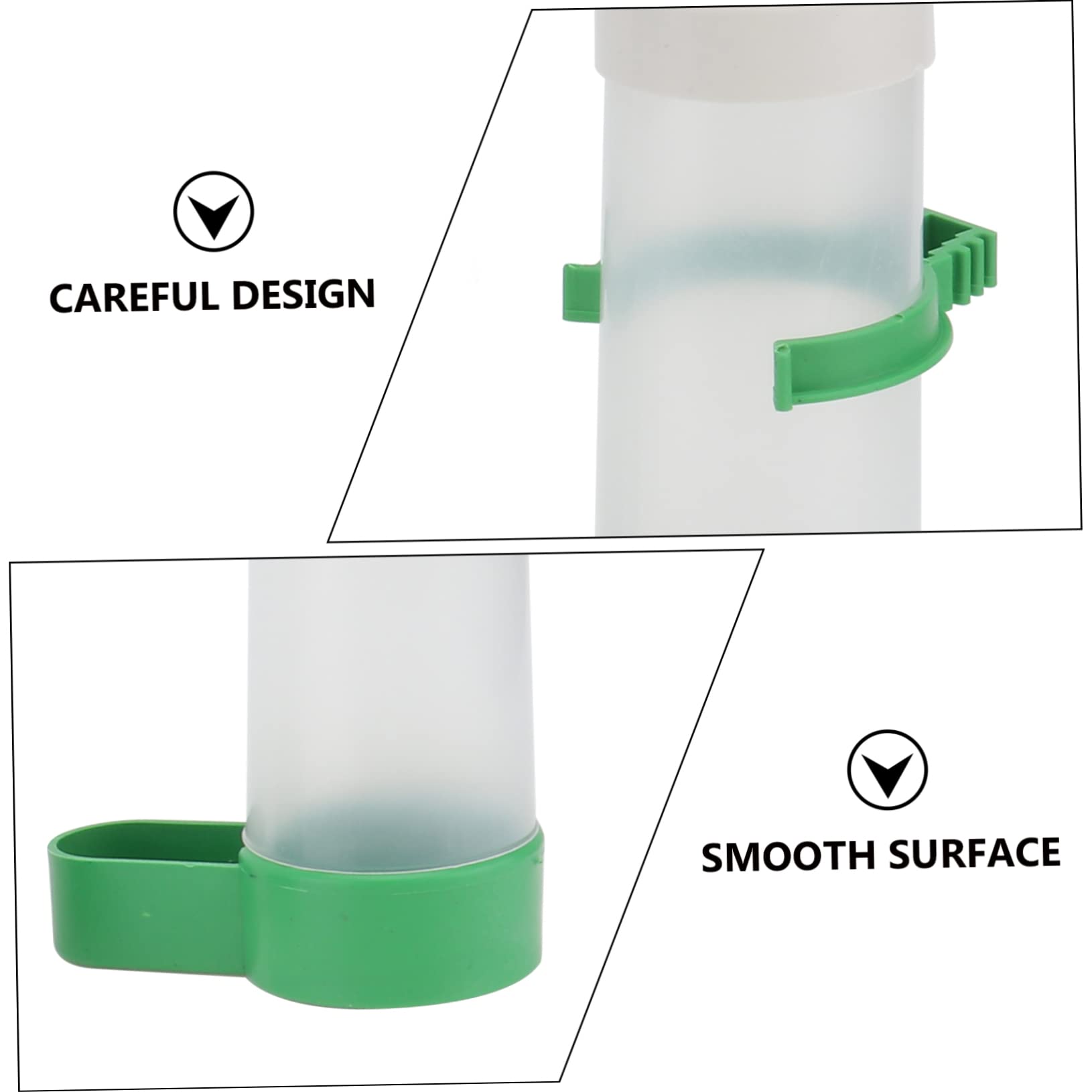 DOITOOL 2juegos Bebedero Automático para Aves Sistema De Agua para Jaulas Material Seguro y Fácil De Usar para Periquitos y Canarios