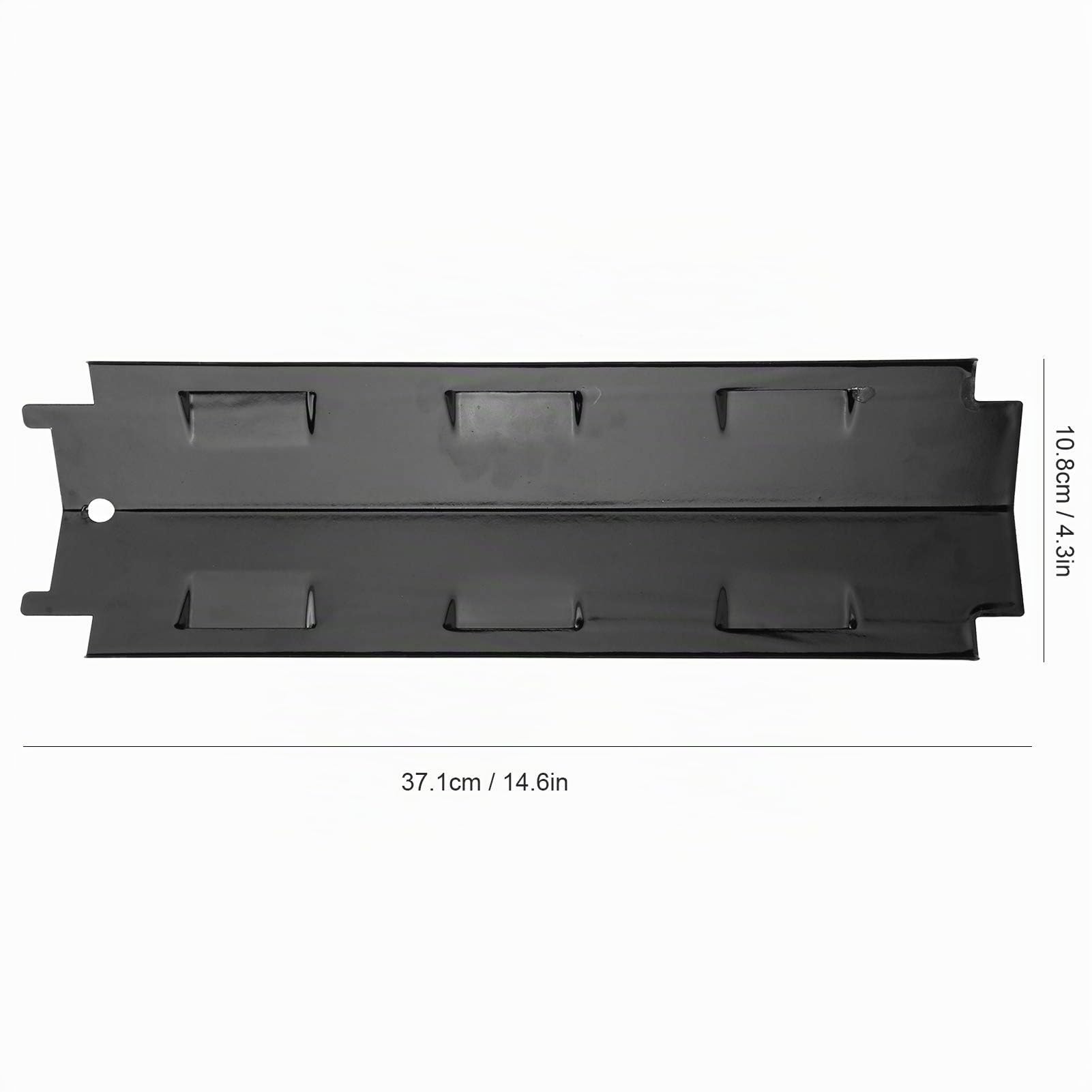 2 Pezzi Tende Termiche per Grill, Tende Termiche Universali di Ricambio in Acciaio Inossidabile per Grill a Gas, Parti di Ricambio per Barbecue Domatore di Fiamma