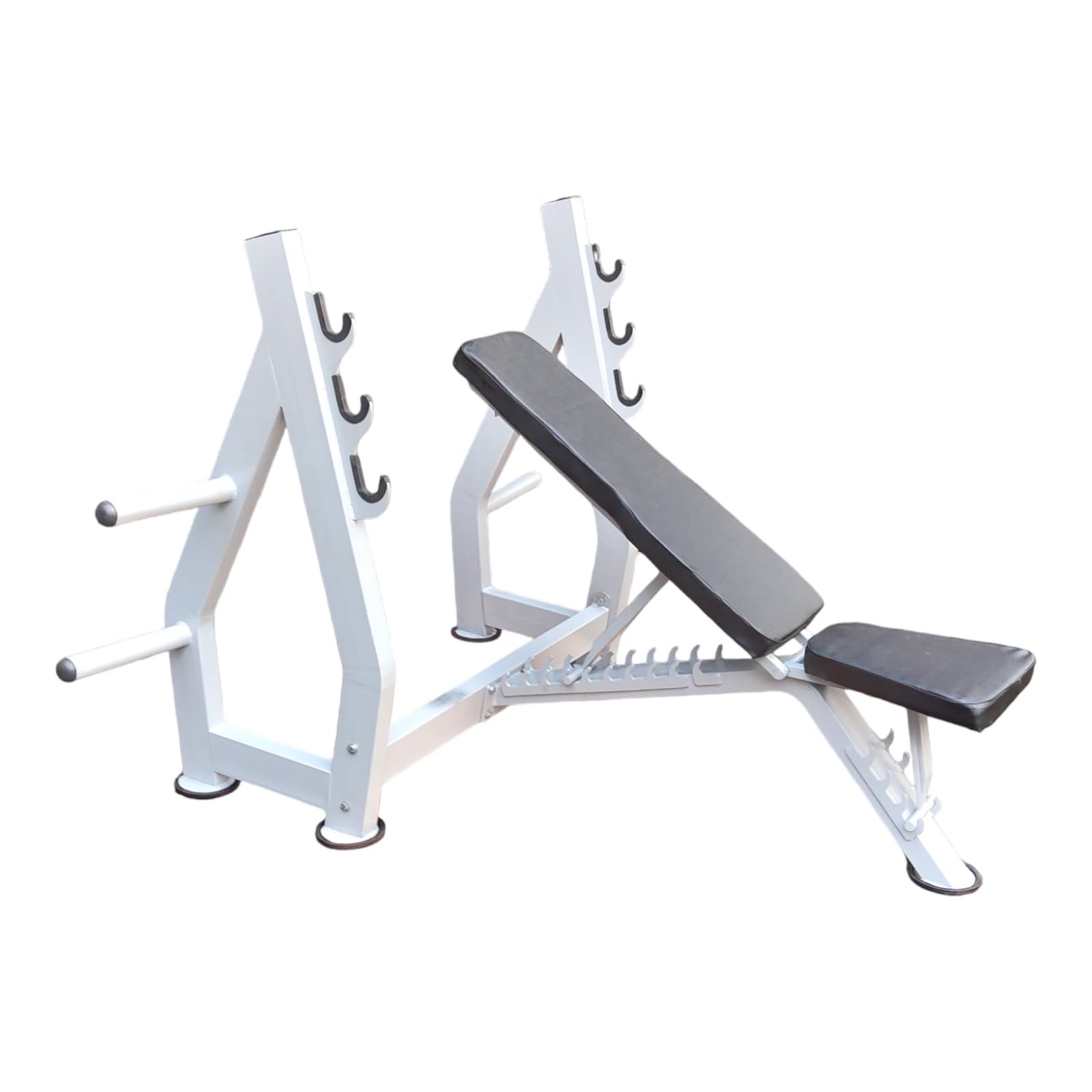 protoner commercial weight training olympic bench for gym, adjustable, with hooks