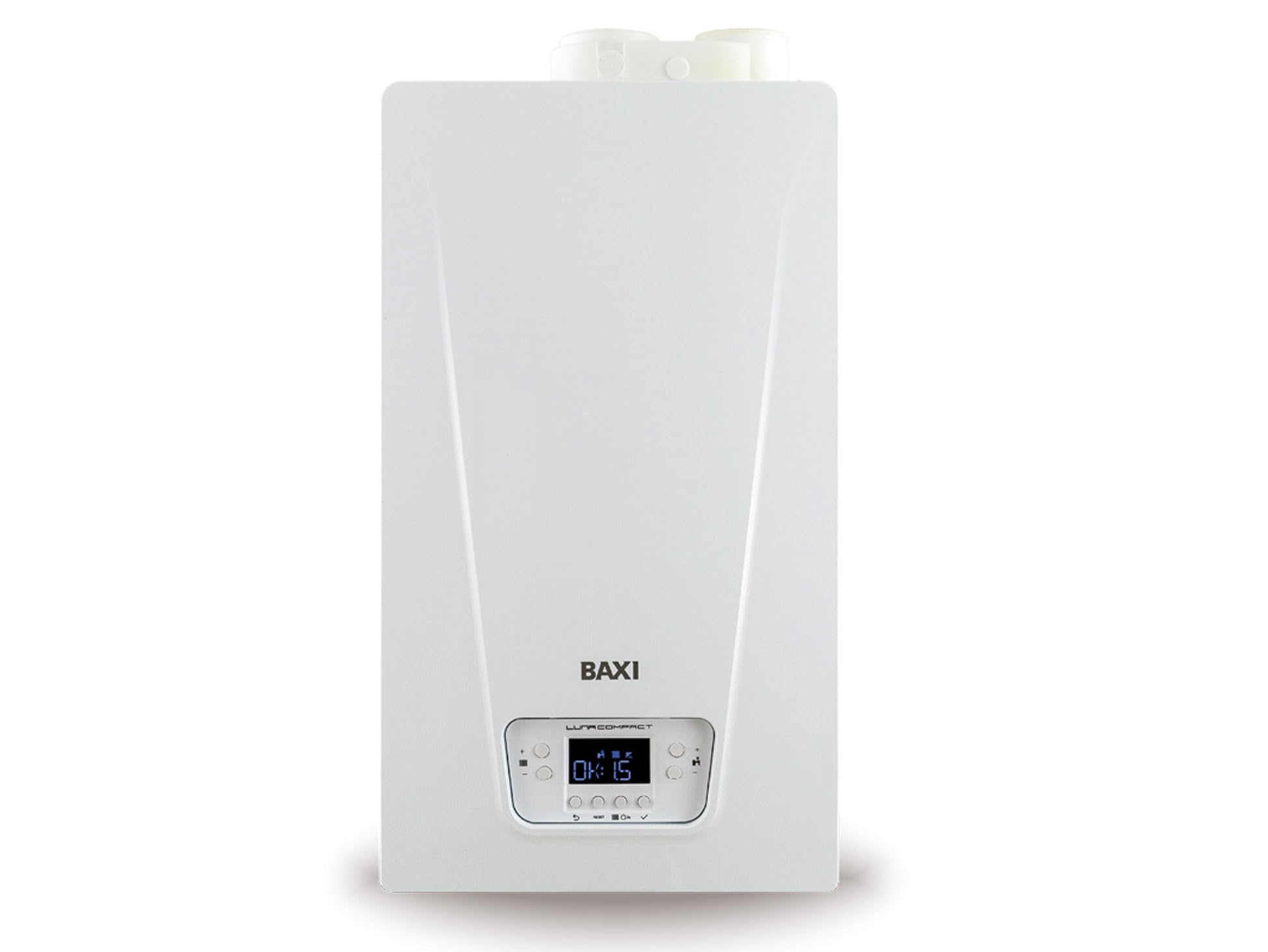 Baxi Luna Compact 24 Caldaia Murale Compatta a Condensazione, a Metano/GPL/Aria Propanata, Riscaldamento e Acqua Calda Sanitaria, Piccole Dimensioni, 70 x 39,5 x 28,5 Cm