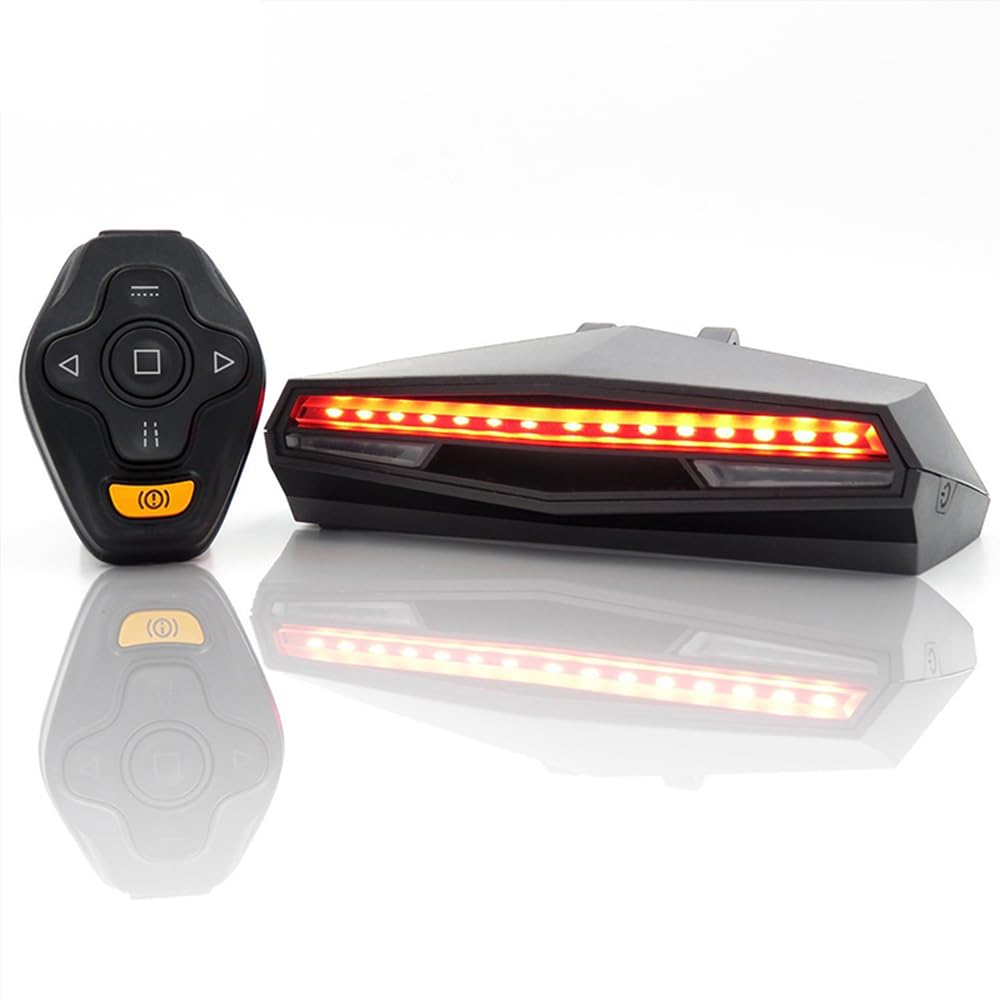 Światło LED roweru USB Taillight Rower Wireless Turn Light Tylne światło rowerowe Zdalne oświetlenie pasa ruchu Rower Tylne światła rowerowe