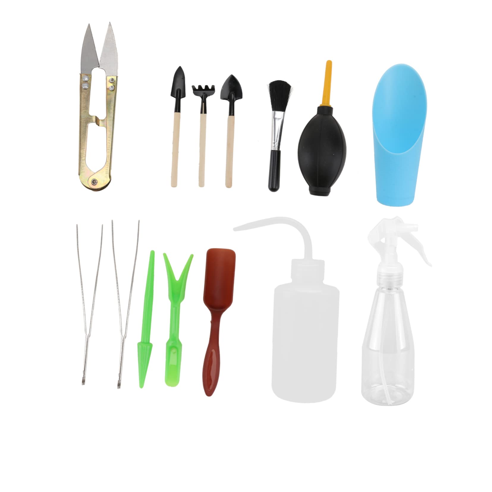Toddmomy 3 Set Utensili Giardinaggio Materiale Durevole Attrezzi per Piantare Trapiantare Zappare e Irrigare Piante per Bonsai Piante Vaso e Cura Del Giardino