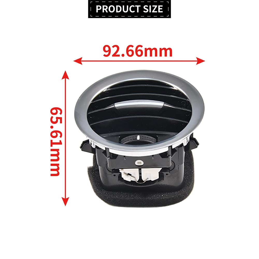 Griglia Aria Bocchetta 2 Pezz Auto Ventilazione Anteriore Console Centrale Compatibile con Opel Adam Corsa D MK3 Vauxhall 13417363 2201099