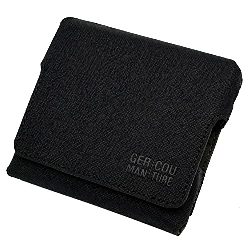 GC Custodia Smart Case compatibile con IQOS 3.0 + DUO + Heets Holder Pocket Charger Spazzola Filtro Heat Starter Set Custodia, Nero