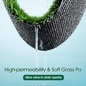   Dog-Grass-PottyDog-grass-pee-padIndoorOutdoor-Portable-Pet-Loo-with-TrayMedium-Reusable-Pet-Litter-Box-Training-Pads-Toilet-Tray-with-2-Pcs-Dog-Grass-Pee-Pads-for-Replacement-29x20
