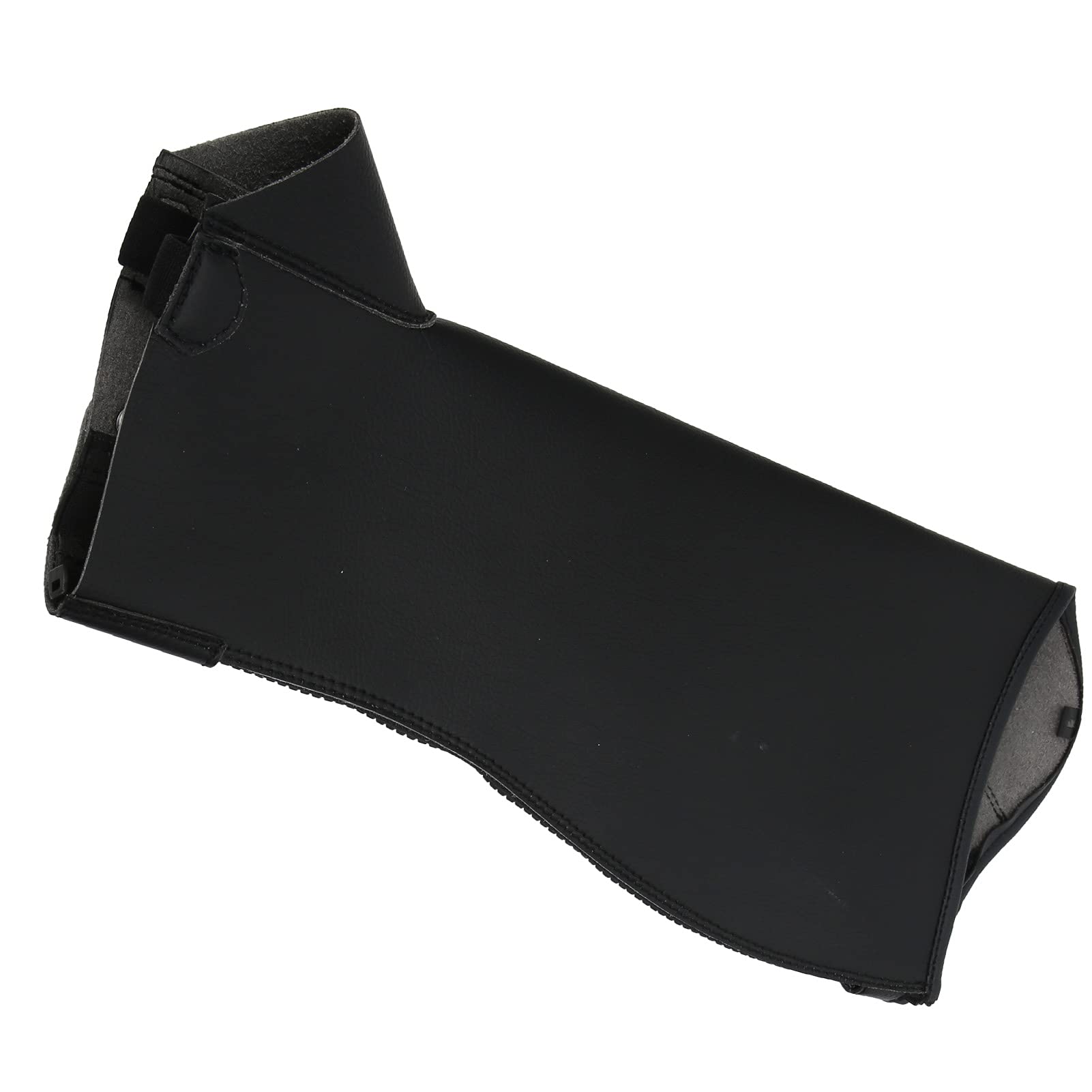 lyrlody Mezza da Equitazione Adulti Uomo Donna, Gambali Equitazione Pelle PU Microfibra Ergonomica con Cerniera Lunga e Chiusura a Scatto per Protezione Polpaccio