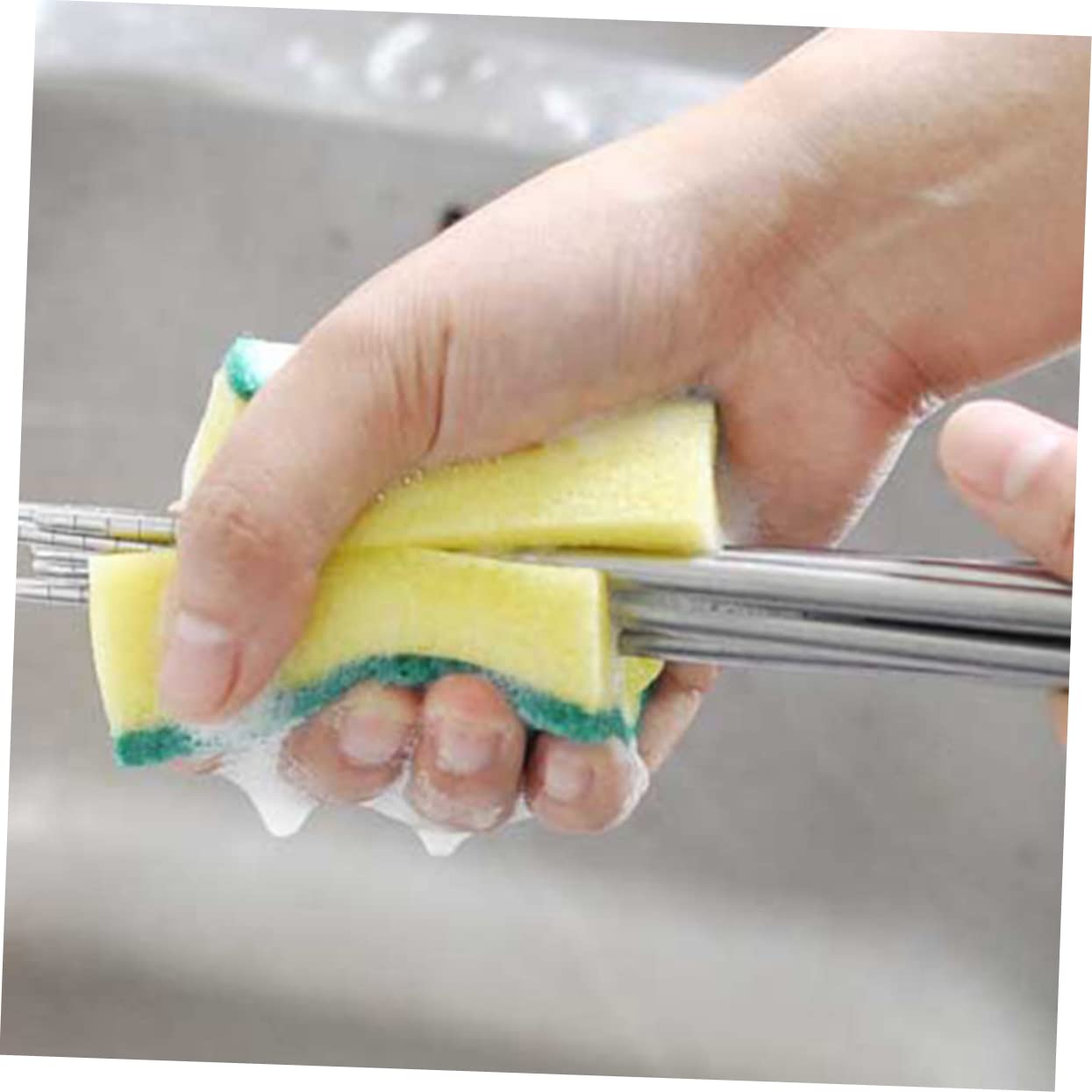 Ipetboom Scrub Sponges for Cleaning 5 Pack Kitchen Cleaning Sponge Set for Kitchen Sink