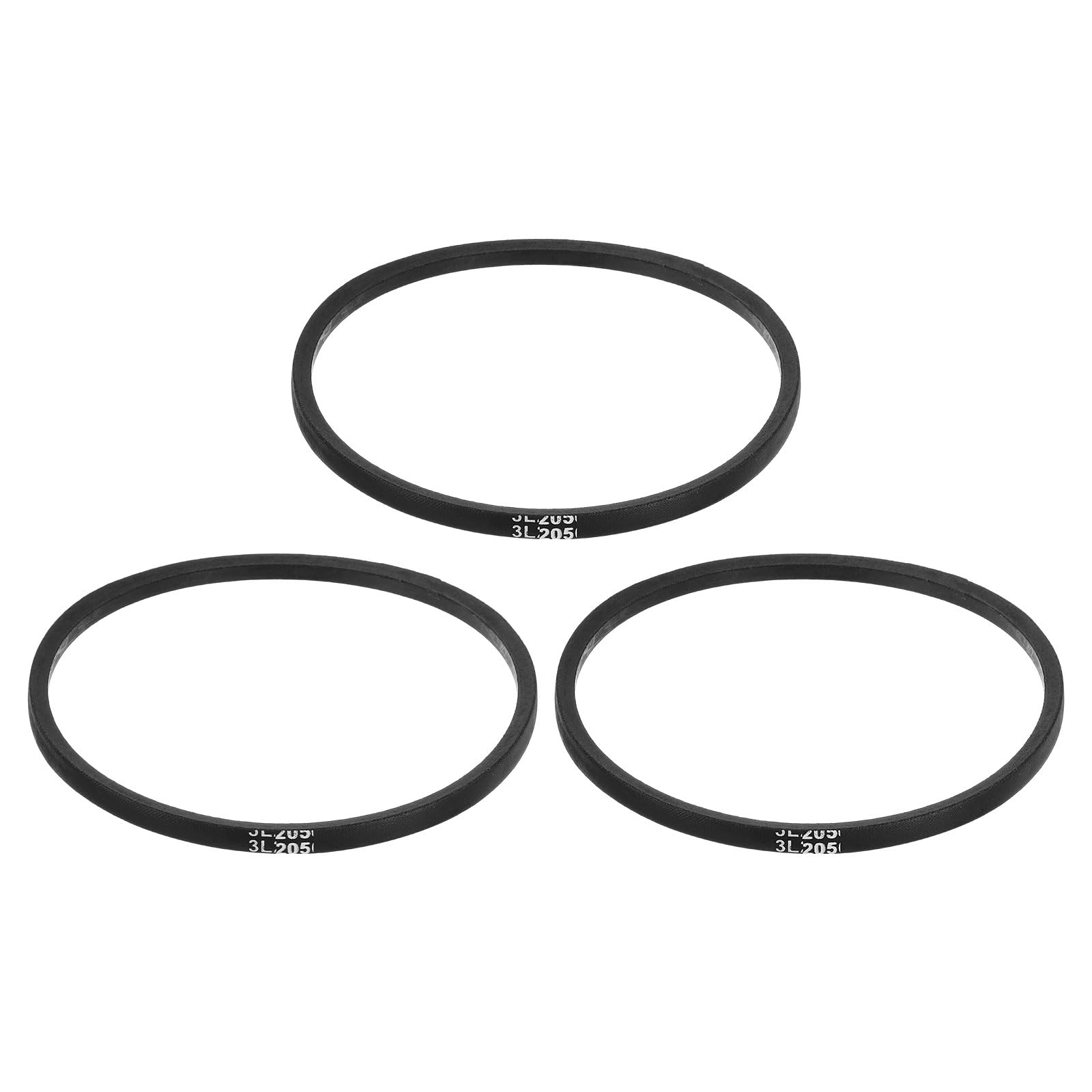 uxcell 3L240 Classic Wrapped Rubber V-Belt, 24"(610mm) Outside Circumference, 3L Profile V Belt 3/8" Width 7/32" Height — view 145
