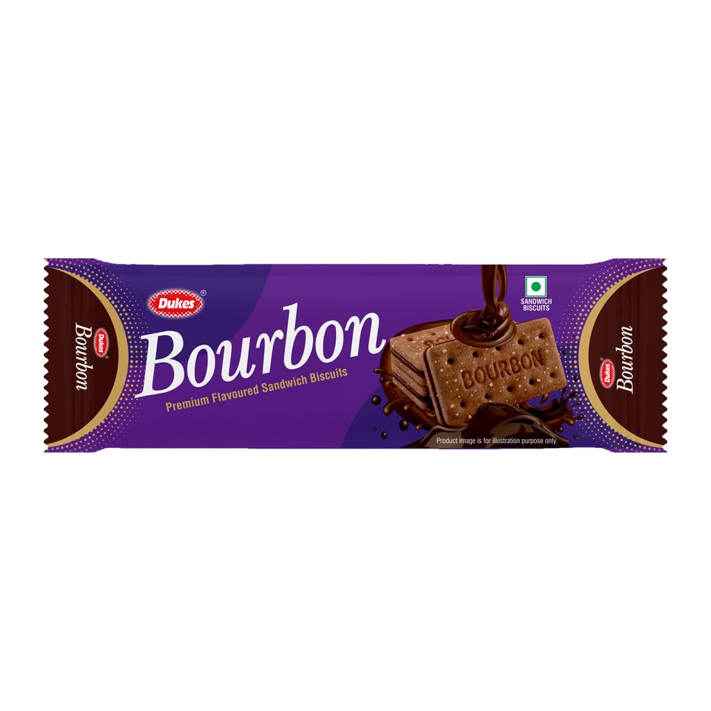 Bourbon Premium chocolate flavoured sandwich biscuit (100g)