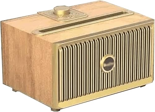 Altavoz Bluetooth inalámbrico portátil Altavoz vertical de escritorio Altavoz de radio casero retro (color color de registro V6, tamaño