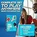 PRO SPIN All-in-One Ping Pong Set - Retractable Ping Pong Net for Any Table (72