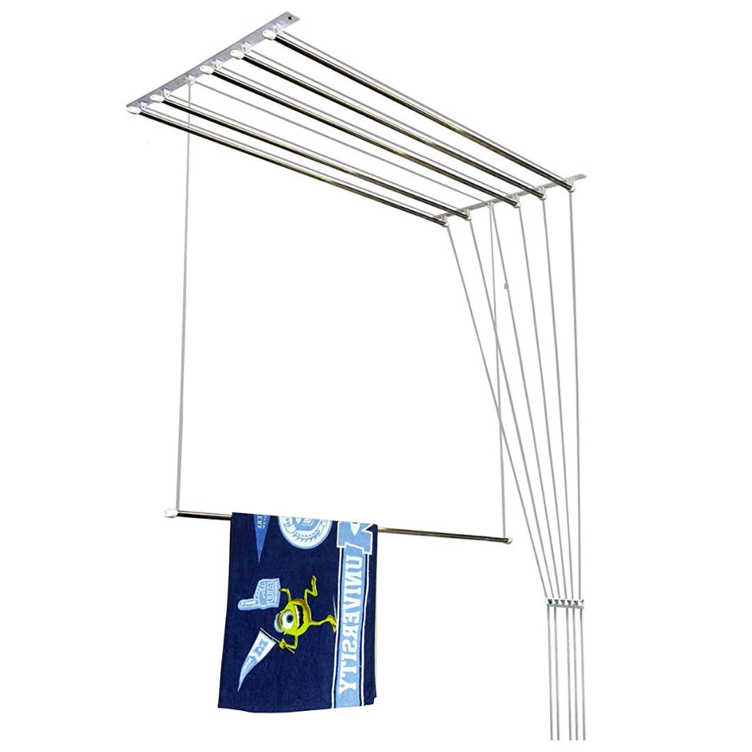 Meenakshi Premium Ceiling Clothes Hanger for Balcony and Terrace Cloth