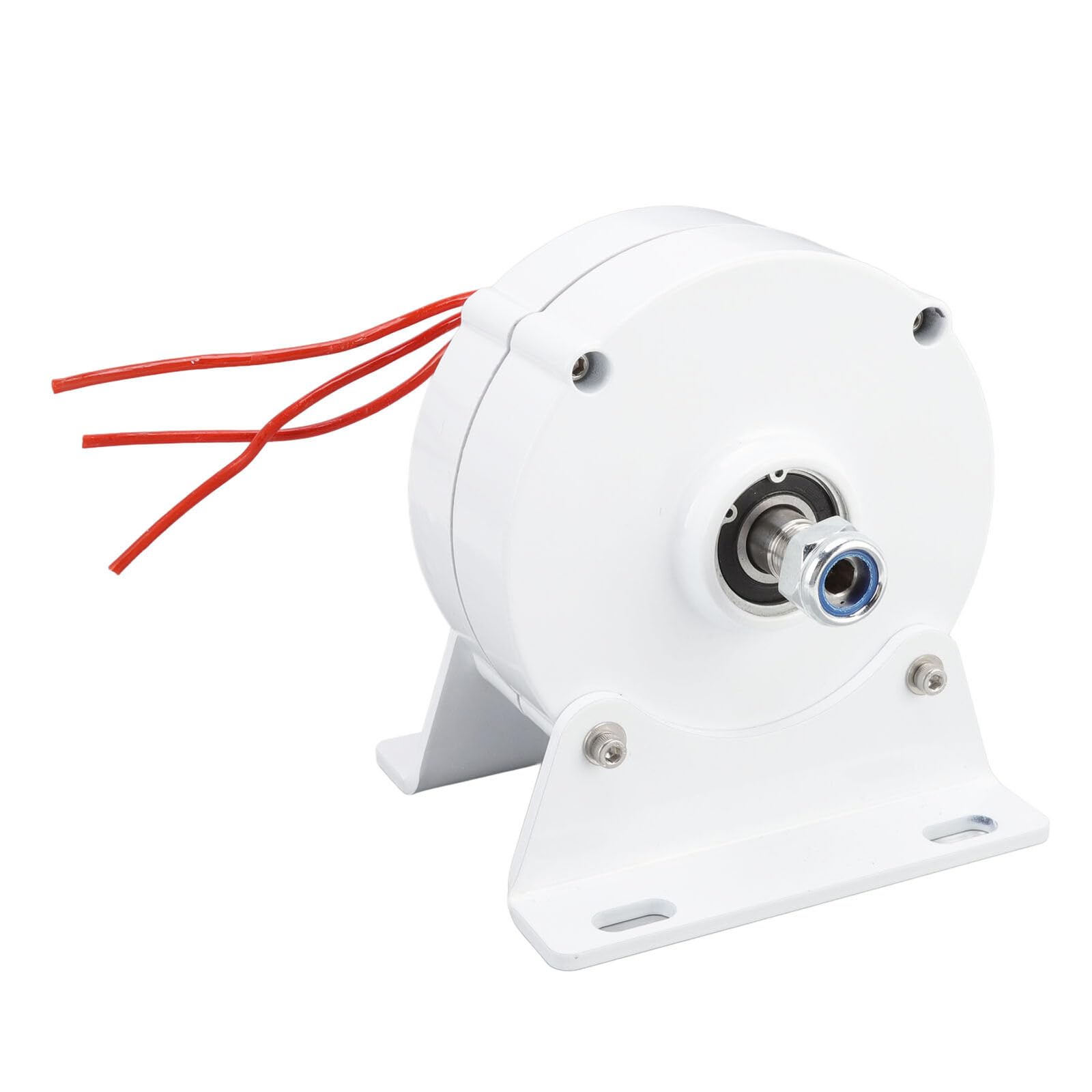 Generatore a magneti permanenti 600W, 12v,24v,48v alternatore Elettrico NdFeB a terre rare, 750r/m,generatore eolico alternatore sincrono Trifase,per Turbina Eolica Orizzontale (con base, 12V)