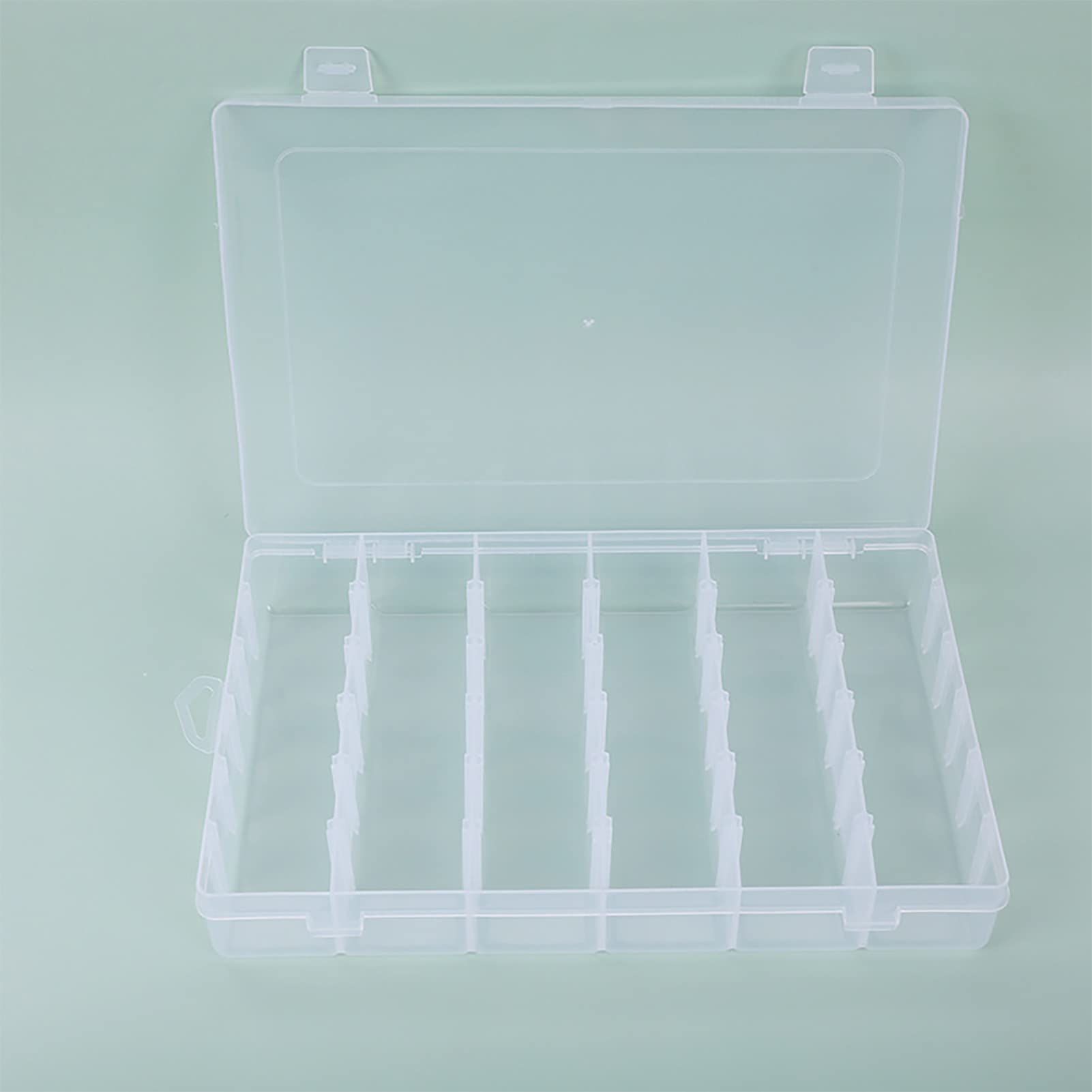 36 Griglie Scatola Organizer in Plastica Trasparente, Contenitore Portaoggetti Artigianale Contenitore Organizer Per Perline con Divisori Regolabili Per Arte Artigianato Fai da Te Gioielli Attrezzatur