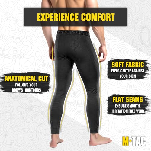 M-Tac Thermal Underwear for Men Fleece Lined Compression Shirt Delta Level 23