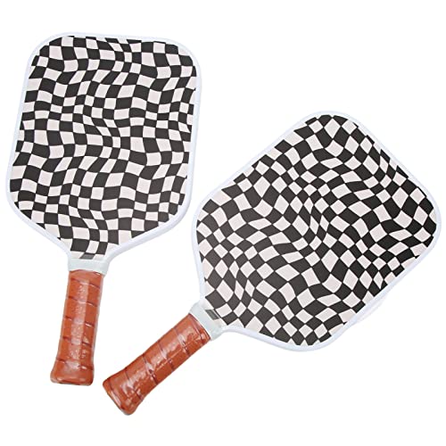 Juego de Raquetas de Pickleball, Paletas de Pickleball de Fibra de Vidrio con Núcleo de Nido de Abeja, Equipo Deportivo