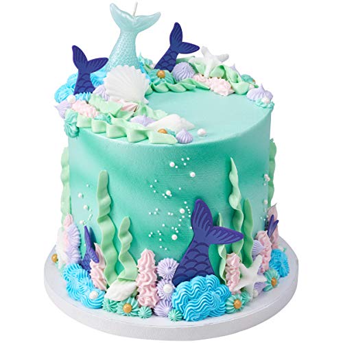 Oasis Supply Seashells and Starfish Sugar Decorations, 12 Count
