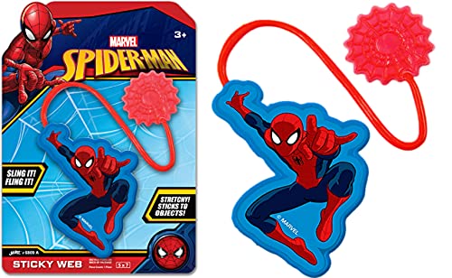 JA-RU Marvel Spiderman & Hulk Sticky Hands Stretchy Snap Toys A-6809-1