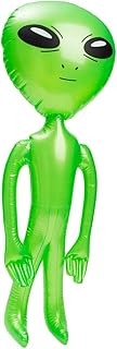 Rhode Island Novelty Alien Inflatable 36 inch (1 Dozen),Assorted Colors