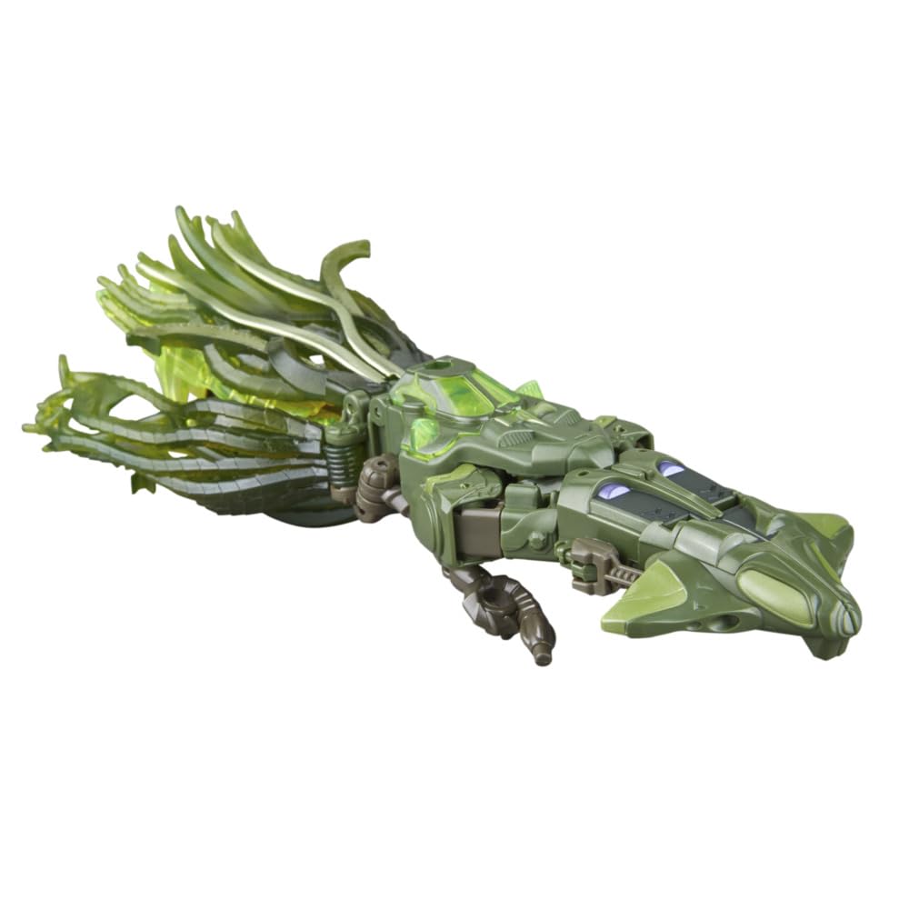 Transformers Age of the Primes Deluxe Class The Thirteen Quintus Prime Action Figure, Green, 5.5 inches - Image 2