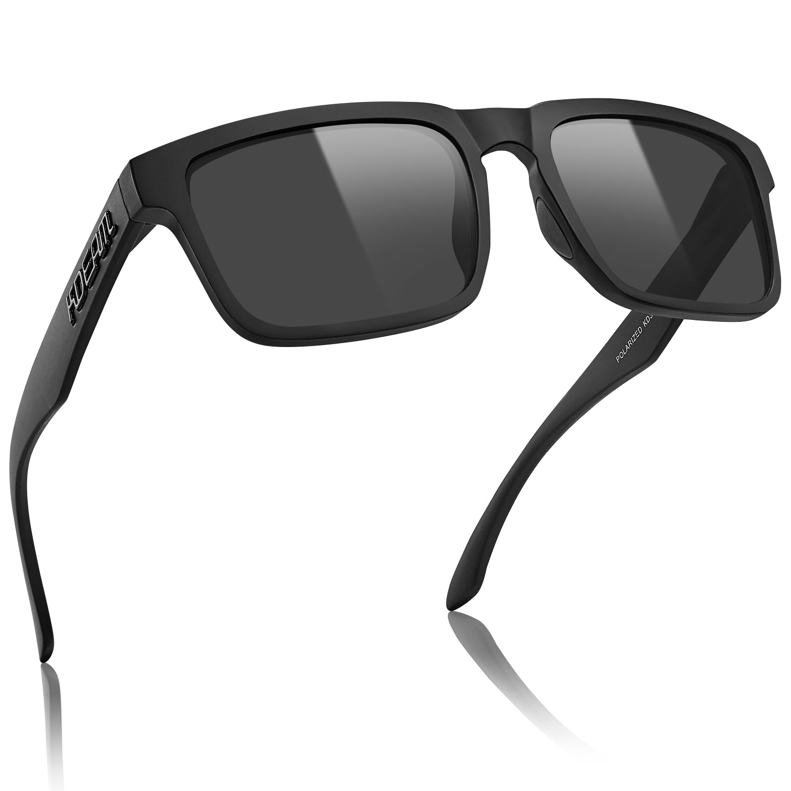 STGATN Grosse Köpfe XL Sonnenbrille Herren Polarisiert und UV Schutz, 155 MM Klassisch Übergroße Sonnenbrillen für Big Heads, TR90 ultraleichte Sportbrille für Fahren, Laufen, Angeln und Bergsteigen