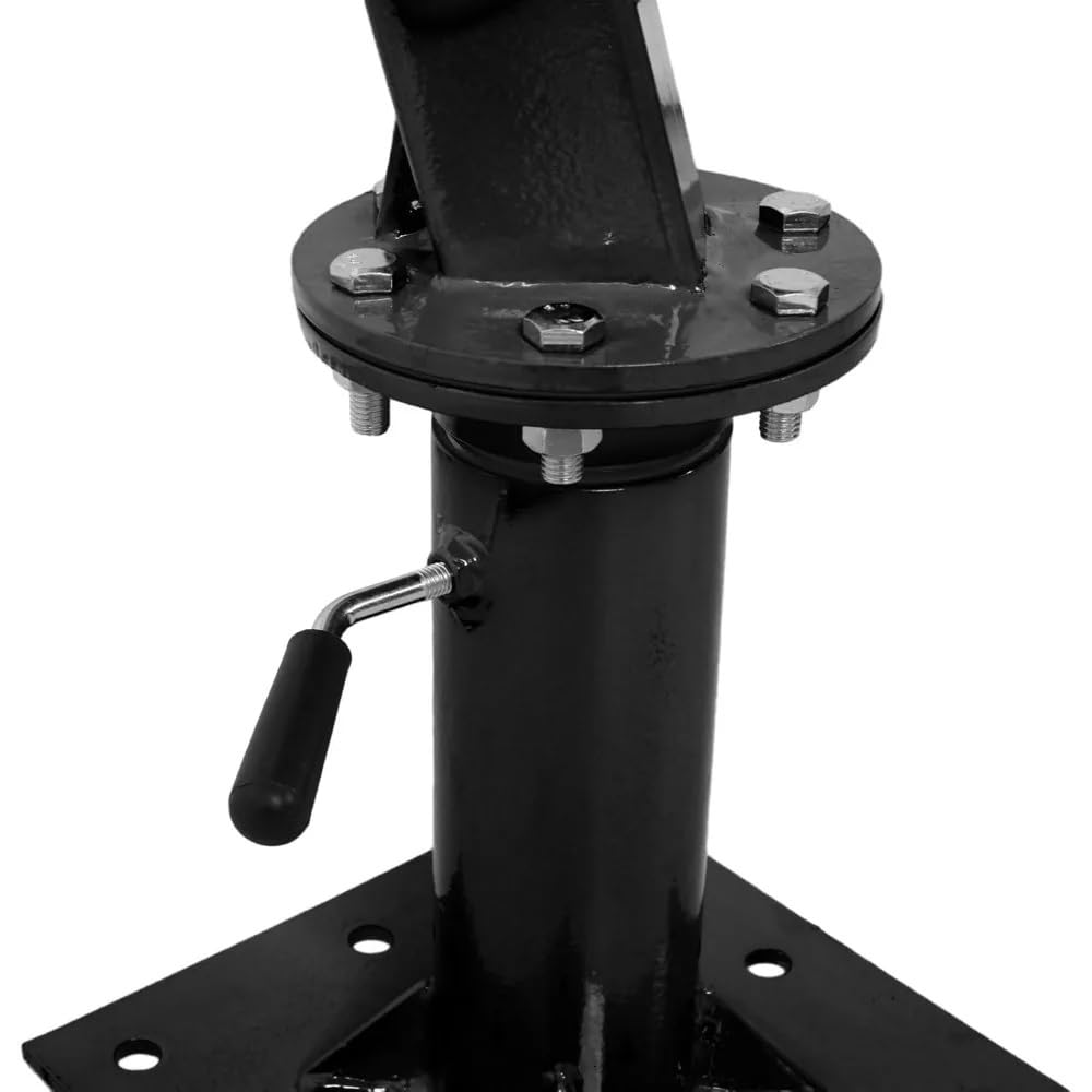 SDdPulse Herramienta de elevación resistente para camión grúa con cabrestante hidráulico, grúa plegable para elevación de motor, polipastos eléctricos de elevación de motor, negro, amarillo