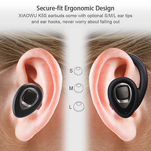 XIAOWU Mini Auricolari Wireless Bluetooth, Effetto...