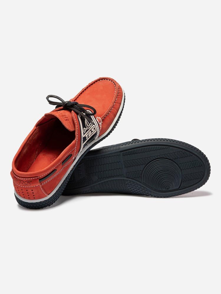 TBS - Chaussures Bateau - Homme - Jaune/Orange - Globek - Taille 47