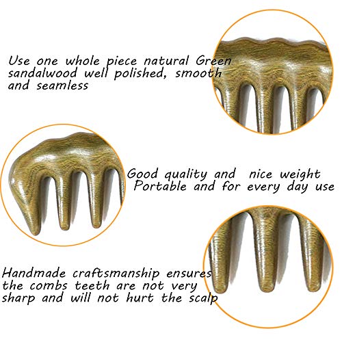 Wood Large Wide Tooth Hair Comb for Thick Curly Hair