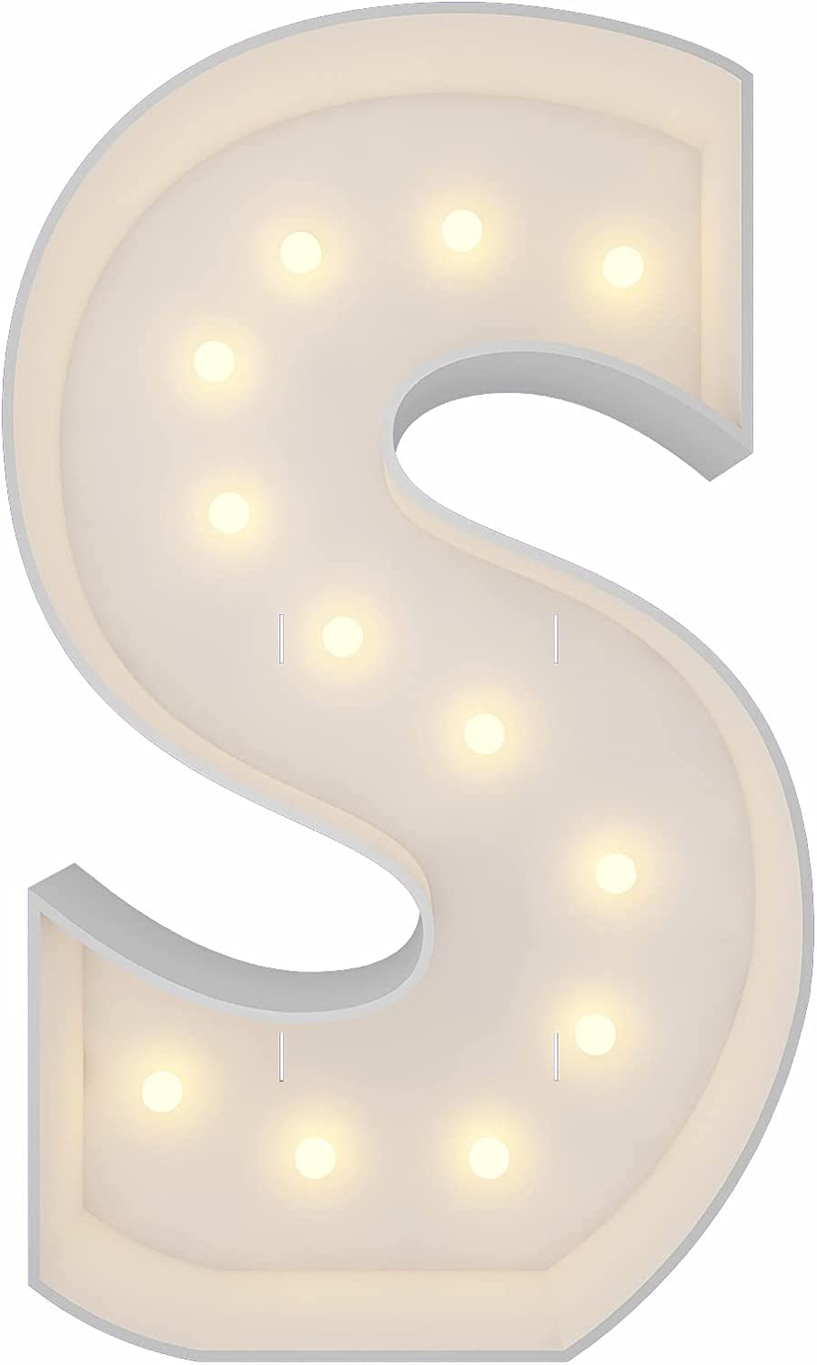 Buy Marquee Light Up Letters, 4FT Marquee Letters S, Mosaic Letters for Balloons, Mosaic Balloon