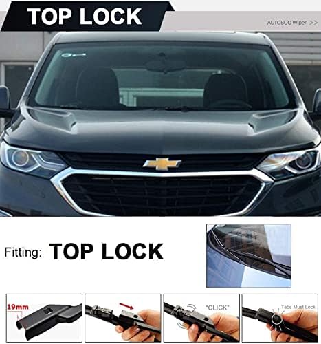 Miniatura 4 de AUTOBOO Repuesto de limpiaparabrisas de 26 pulgadas + 14 pulgadas para Buick Encore 2022 2021-2013 Chevy Trax 2023 2022 2021 2020 2019 2018 2017