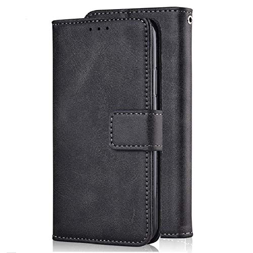 ClickCase Dual Tone Vintage Series for Samsung Galaxy S7 Leather Wallet Flip Case Kick Stand Magnetic Closure Flip Cover for Samsung Galaxy S7 (Black) (B0B1LX5WC2) Amazon Price History, Amazon Price Tracker