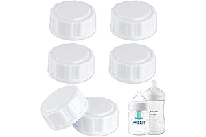 (6-PCs) Travel Bottle Caps Compatible with Philips Avent Bottles, Bottle Lids Replacements