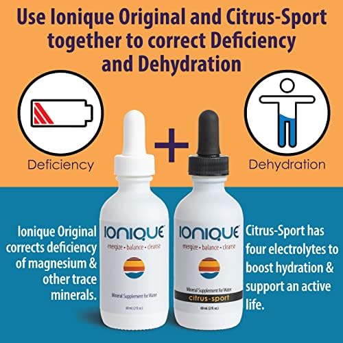 Ionique Mineral Supplement for Water Make UltraPremium Mineral Water