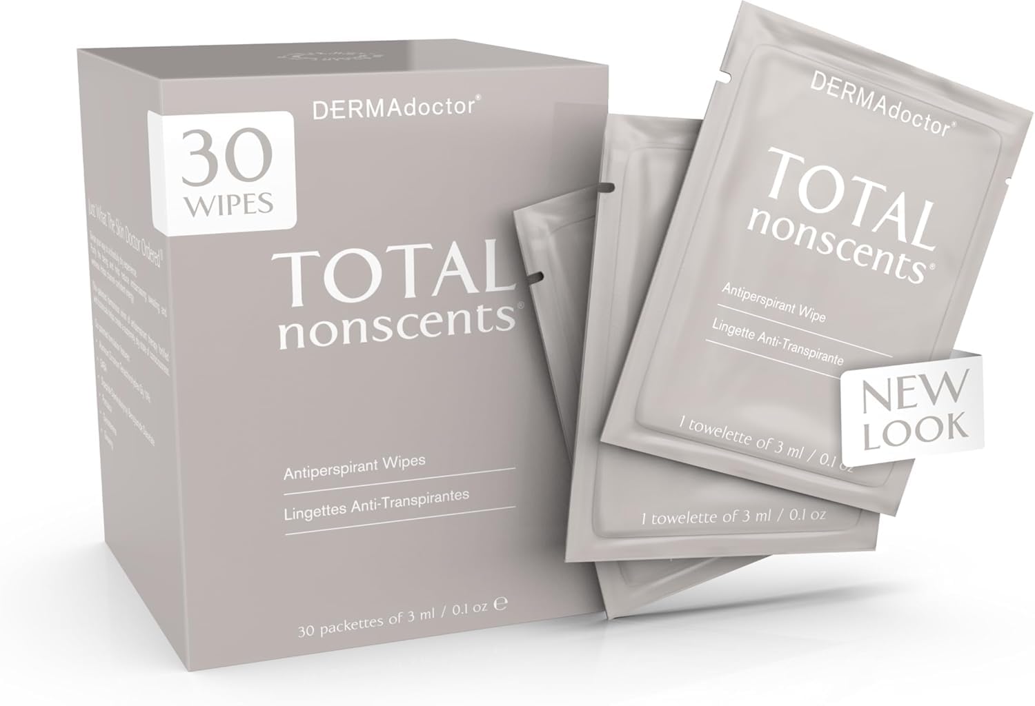 DERMAdoctor Antiperspirant Wipes - Sweat Block Deodorant Wipes, Dermatologist Formulated Hyperhidrosis Treatment for Body Hands Feet | Anti Sweat Wipe, Foot deodorant, Individually Wrapped - 30 Count