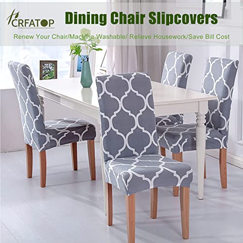 Crfatop Dining Room Chair Covers Slipcovers Set Of 4 With Bench Chair Cover Tretch Dining Chair Covers Upholstered Bench Slipcover For Hotel Ceremony Banquet Wedding Party,20 #TOP1