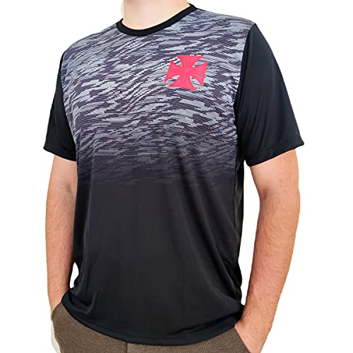 Camisa Vasco Da Gama Dry Label Preta Masculina Oficial Tamanho:GG