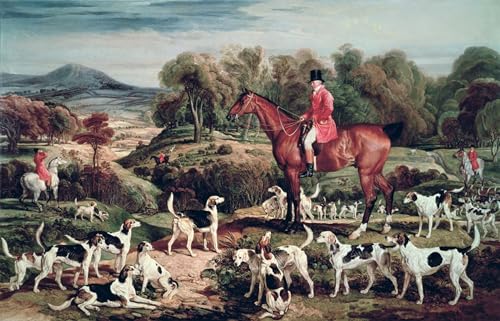 Poster Ralph Lambton et ses chiens pour habiller un grand mur vide 60x90cm